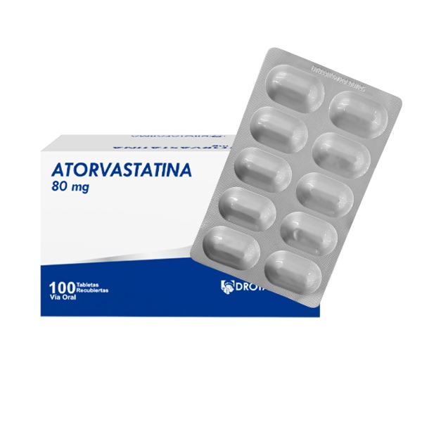ATORVASTATINA 80MG X 10 TAB DROTAFARMA