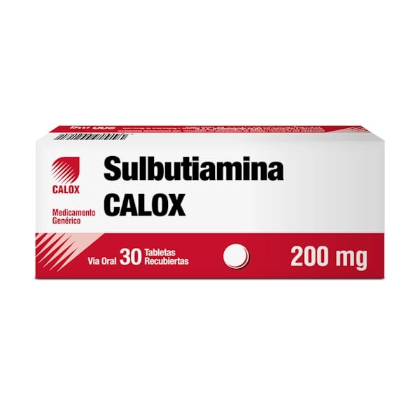 SULBUTIAMINA 200MG X 30 TAB CALOX