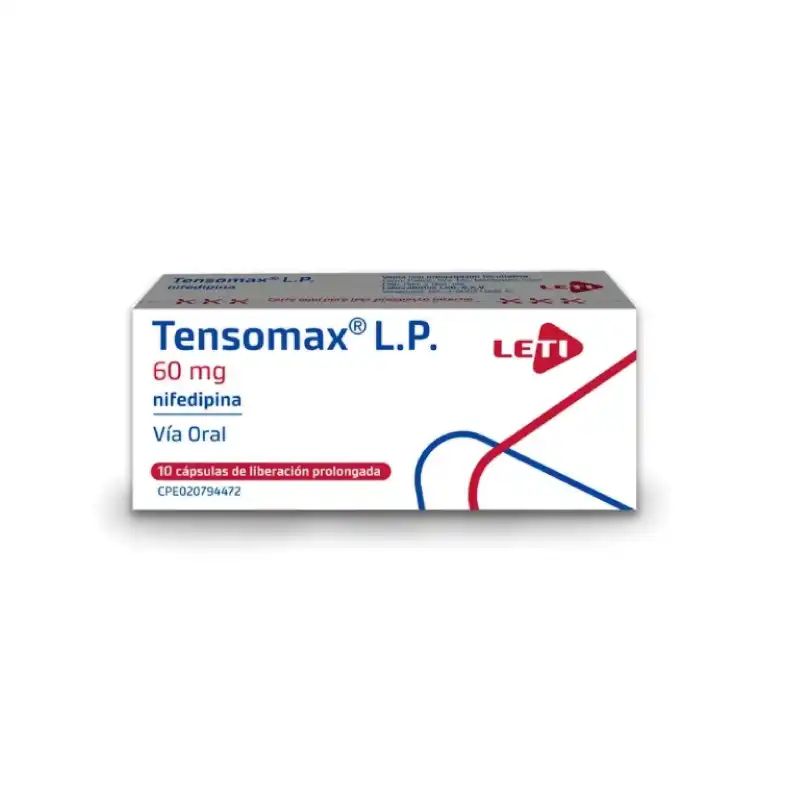 TENSOMAX LP 60MG X 10 CAPS LETI